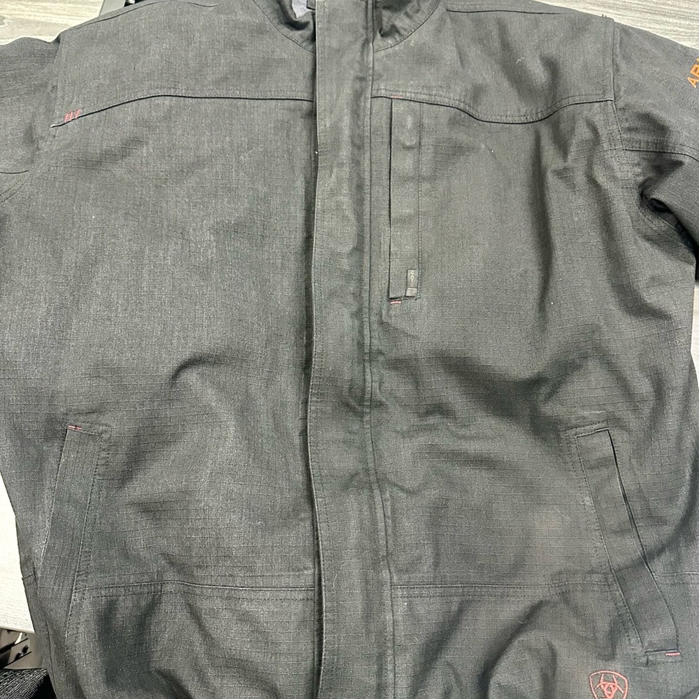 Ariat Men's Charcoal Field Jacket - Picture 1 of 7